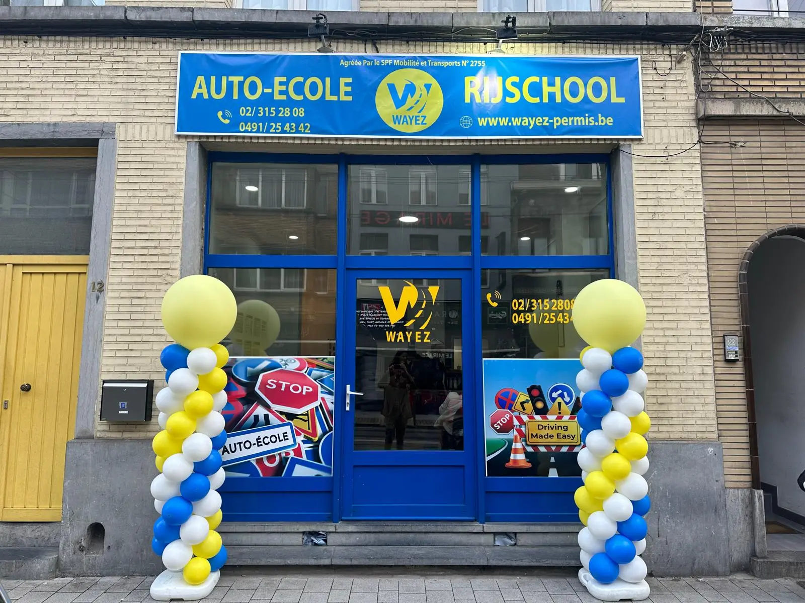 Devanture Auto-école